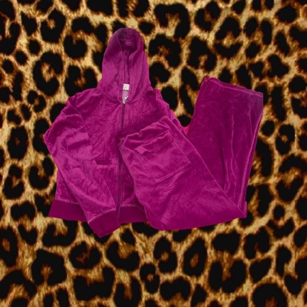 Purple tracksuit juicy couture look a like